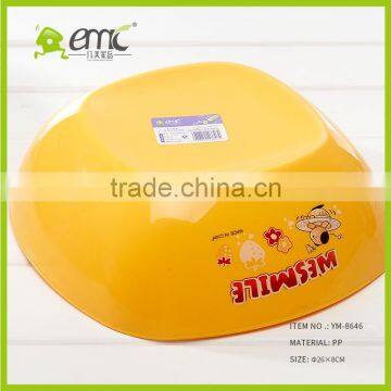 Big Squar Double Color Market New Design Plastic Salad Bowls Dinner Bowl photo-5