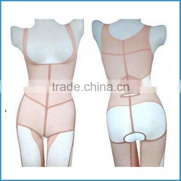 nylon and spandex blended padded shapewear