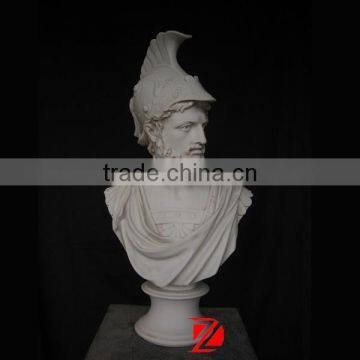 marble roman man head sculpture