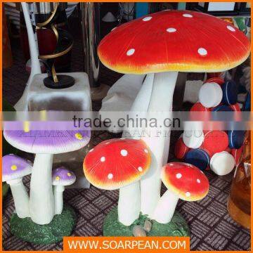 Shop Window Display/ Garden custom Decorative Fiberglass Mushroom