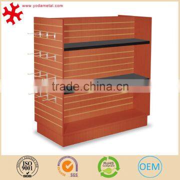 H-united Slatwall Stand Gondola With Shelevs for Clothing Retail Store With Good Quality photo-3