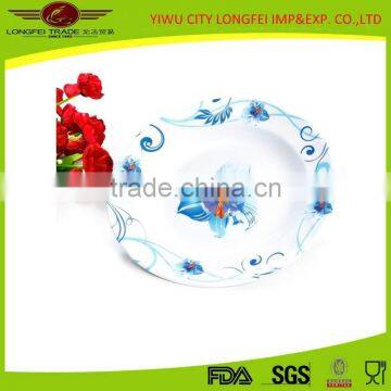 Durable Plastic Plates Fancy Decorative Plastic Plate