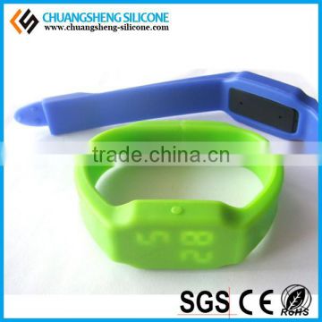 Silicone LED watch blood pressure monitor watch band