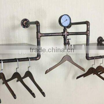 Fashion market floorstanding metal clothing rack