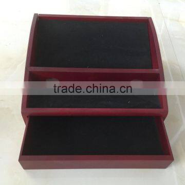 Wooden portable table top jewelry display case for sale