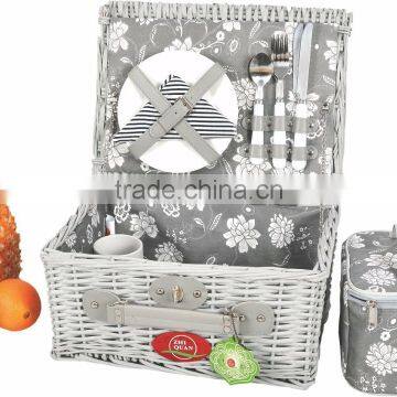 Wholesale Handmade Insulated Fast Food Picnic Basket Wicker photo-6