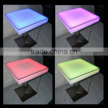 RGB 16 Colors ChangePolyethylene Bar and Lounge Furniture