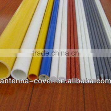 colorful fiberglass rods and tubes