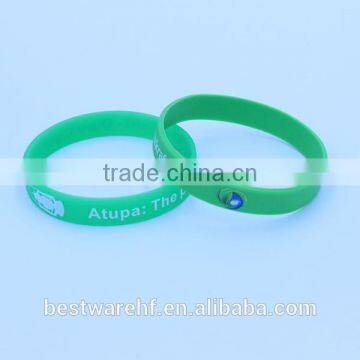 1/2 inch children size CMYK silicone wristbands