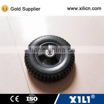 Pu foam wheel 2.50-4 with metal bearings