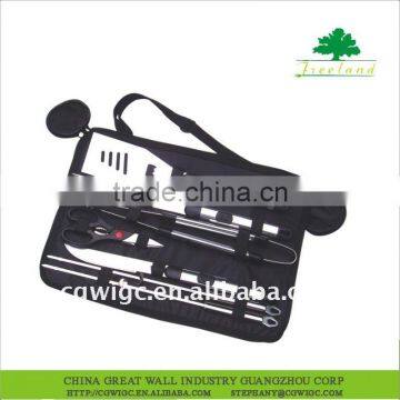 19" STAINLESS STEEL BBQ TOOLS With Oxford Bag