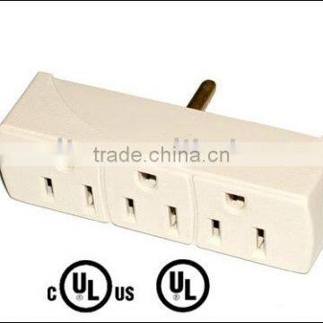 UL Ground outlet/power adapter/wall tap(Sku #:06-PT6882)