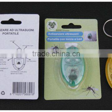 keychain Ultrasonic Mosquito pest Repeller with led