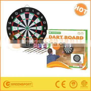 Flocking dartboard/color box packing/metal dart