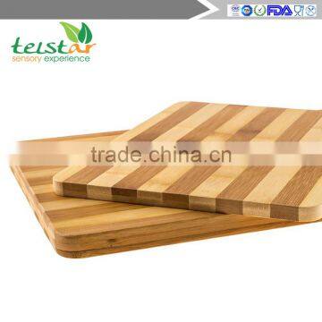 Beautiful Bamboo Chopping Block & Small Tray Sets: Wood Chopping Block, Bread Plate Cover a Cheese Platter photo-4
