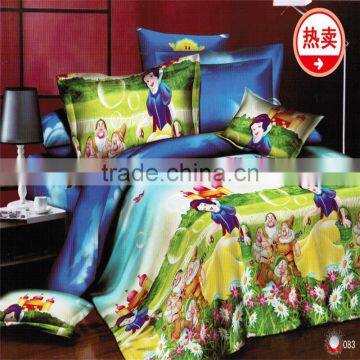 2016 New Arrival Happy Life Flower 3d Bedding Sets 4pcs Bedspread Duvet Cover Bed Sheet Pillowcases Set Queen Size. photo-4
