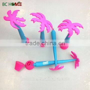 PVC Bending Pen with Palm Tree Shaped