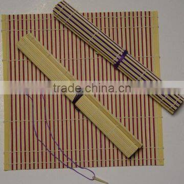 natural cheap painted bamboo mat for dinner
