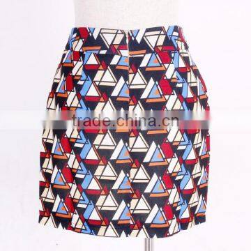 Guangzhou cheap fashion design floral skirt for girls