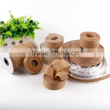Eco -Friendly Nature Jute Burlap Ribbon Wholesale photo-6