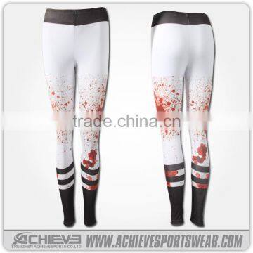 leggings tight women with photos,Sexy gym wear white leggings made in China