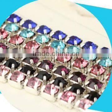 Rhinestone Cup Chain Trimmings 10 Yards One Cup Chain Roll