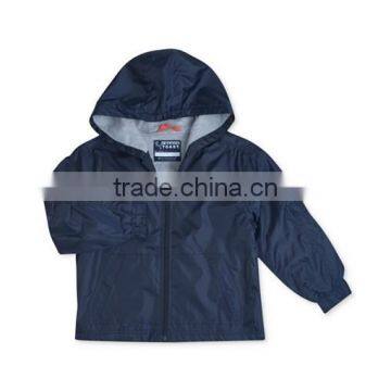 Boys' Uniform Regular Fit Transitional Hooded Jacket