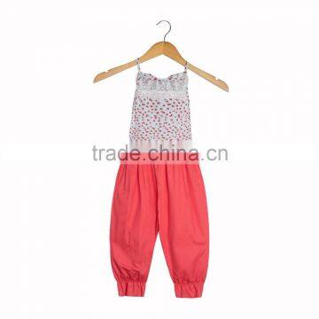 Newborn Baby Clothing Wholesale China Baby Lace Floral Romper Long Pants photo-5