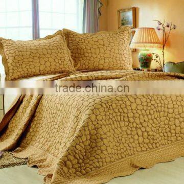 Microfiber Solid Stitching Quilts Bedspreads