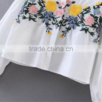 Maxnegio Embroidery Blouse Women Clothing Summer 2017 photo-6