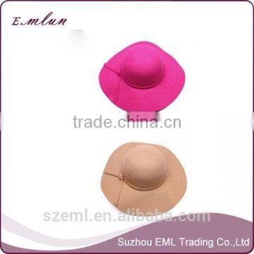 Wholesale Fashion Wool Felt Fedora Hat /custom Hats/ladies Felt Hats photo-4