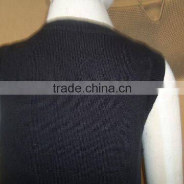 Baby Kids V-neck Button Down Sleeveless Sweater Vests With Pockets photo-5