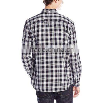 Formal Plaid Check Shirt Men Design Made in China photo-3