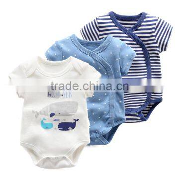 2017 hot sale cotton import 0-24 month baby romper baby clothes