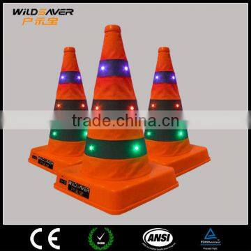 Led Flashing Mini Traffic Cone With Reflective Tape at Wholesale Price photo-3