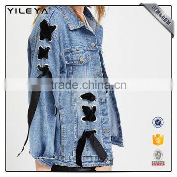 Latest Fashion Lady Denim Jacket Designs,women Jean Jacket,woman Denim Jacket photo-2