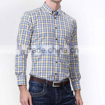 Long Sleeve Formal Shirts for Men Fancy Plaid Printed Garments photo-4