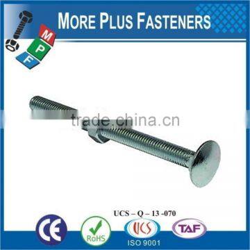 Made In Taiwan Coach Bolt Zinc Plated Stainless Steel Bronze Finish photo-1
