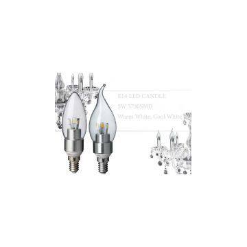 E12 LED Candelabra Bulb, E14 LED Candle Light, 3W SMD Interior Lamp, 360 Degree Decorative for Chandelier Lighting photo-3