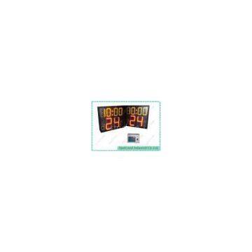 Electronic LED College Basketball Shot Clock With Game Period Time 54 X 47cm