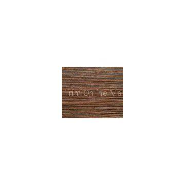 Hydrolysis Resistance Brown Faux Leather Upholstery Fabric With Wooden Grain