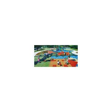 Outdoor Playground Rubber Mats / Poured Rubber Playground Surface