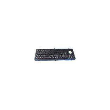 71keys Scrachproof Vandalproof Mechanical Trackball Black Metal Keyboards With Fn Keys