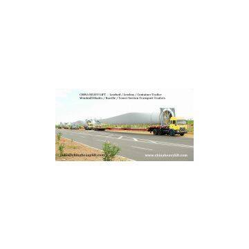 CHINA HEAVY LIFT - Windmill Blades/Nacelle/Tower Section Trailer