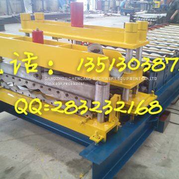 1100 Arc Bias Glazed Tile Roll Forming Machine