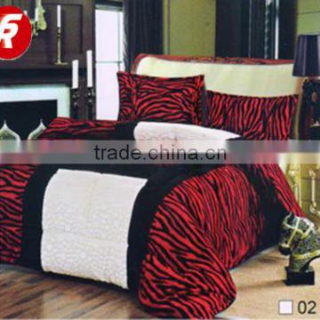 2016 changshu of suzhou city new design PV plush patchwork quilt