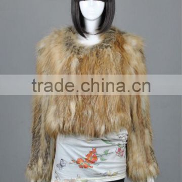 YR655 Yanran Natural Fur Red Fox Coats/Winter Fur Coats Tongxiang