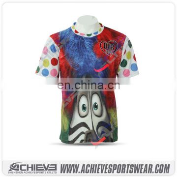 Dry fit polo t-shirts cut and sew sublimation