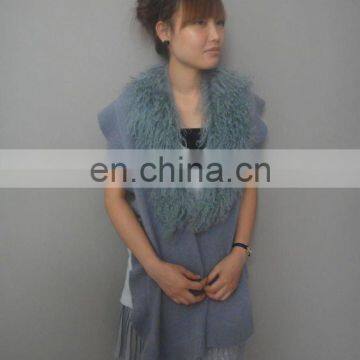 Tibet sheep fur shawl (MC-SL001)