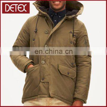 Warm Hoodies Heavy Padded Outdoor Man Russian Winter Coat